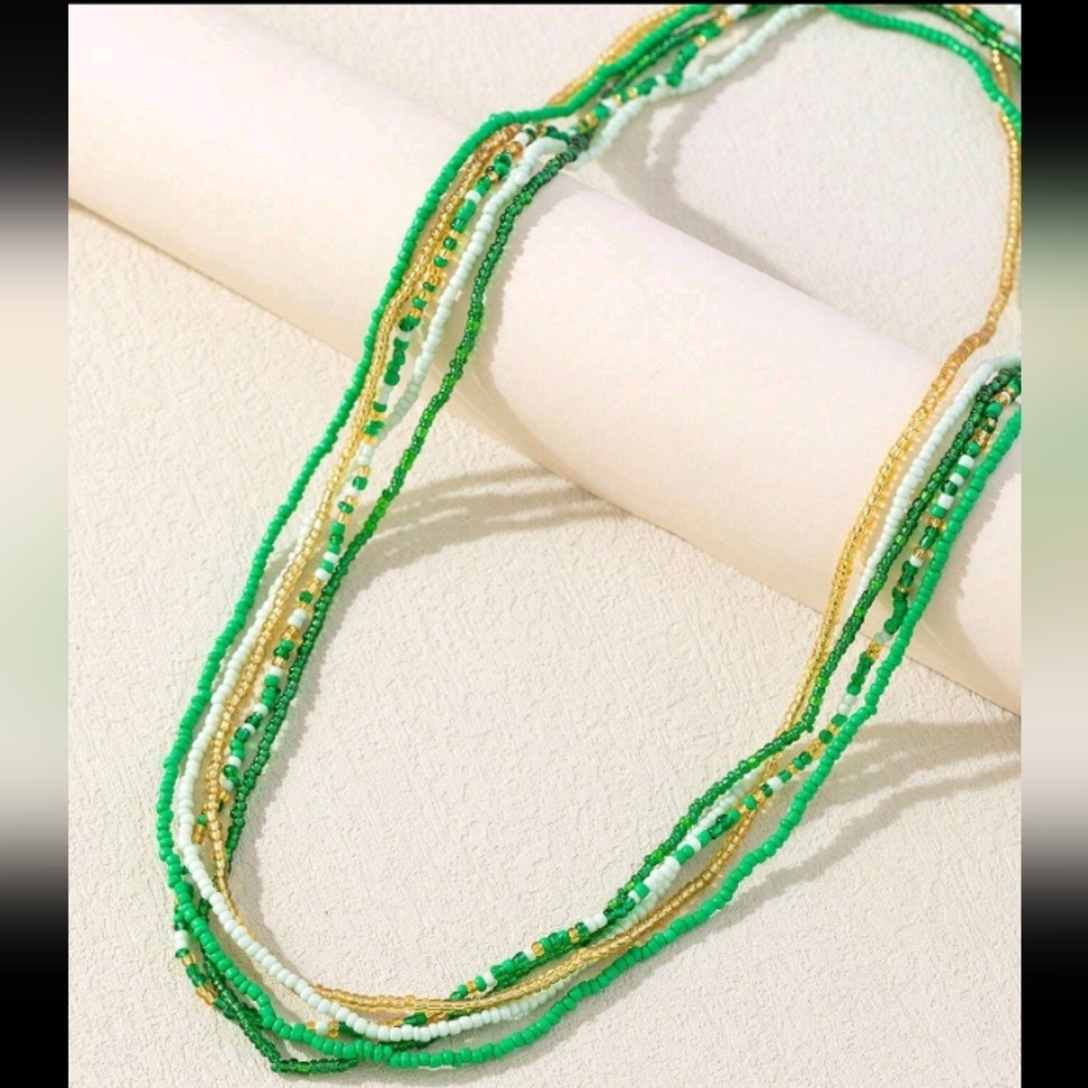 4pc Glass Waist Beads - Picture 5 of 7